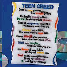 Picture of Teen Creed Marble Plaque