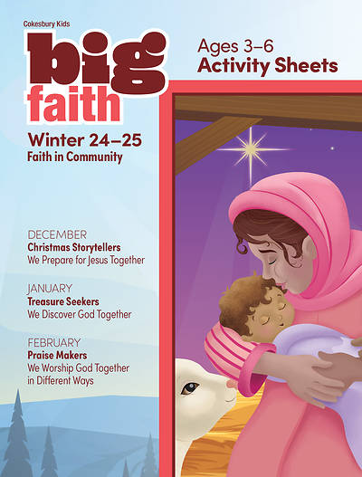 Picture of Cokesbury Kids Big Faith Winter 2024-25 Activity Sheets Ages 3-6