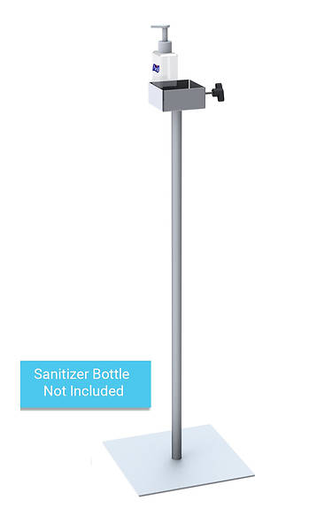 Picture of Hand Sanitizer Pump Dispenser Adjustable Height Floor Stand