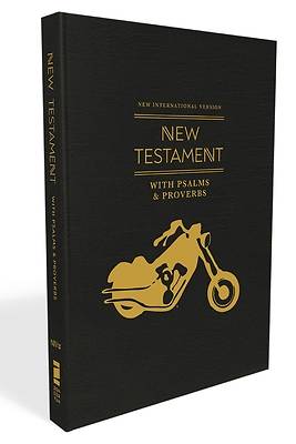 Picture of Niv, New Testament with Psalms and Proverbs, Pocket-Sized, Paperback, Black Motorcycle, Comfort Print