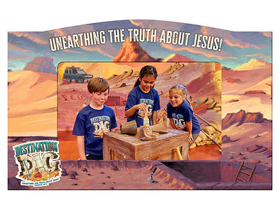 Picture of Vacation Bible School VBS 2021 Destination Dig Unearthing the Truth About Jesus Picture Frames Pkg 10