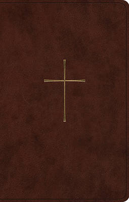 Picture of ESV Premium Gift Bible (Trutone, Brown, Cross Design)
