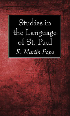 Picture of Studies in the Language of St. Paul
