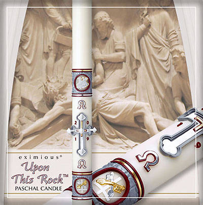 Picture of Upon This Rock Paschal Candle