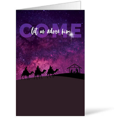Picture of Come Let Us Adore Him Advent Regular Size Bulletin