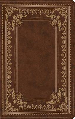 Picture of ESV Large Print Compact Bible (Trutone, Brown, Classic Frame Design)