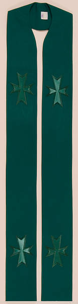 Picture of Multi-Cross Stole FOREST