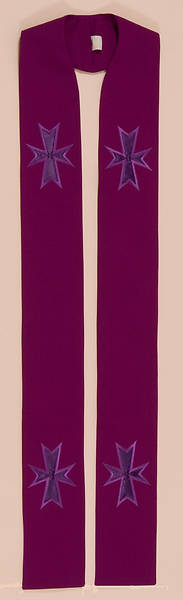 Picture of Multi-Cross Stole PURPLE