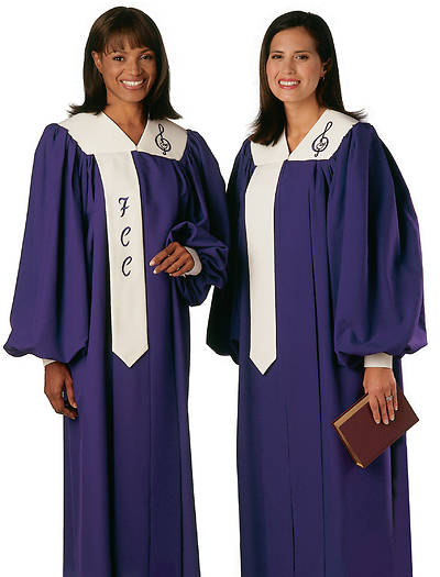 Picture of Murphy Harmony C-32 Choir Robe Purple Purple - C32-CT033