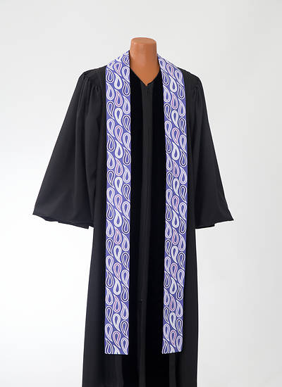Picture of Purple Paisley Stole