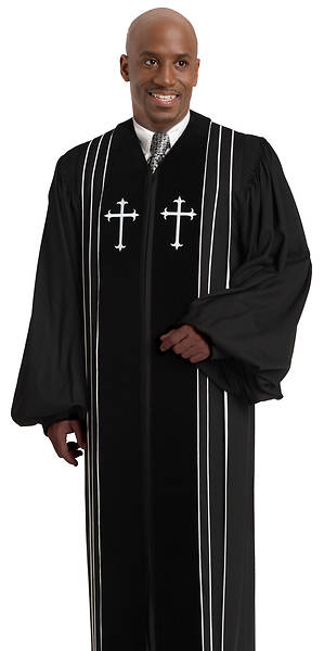 Picture of Murphy Bishop H-8 Pulpit Robe Black - HM531