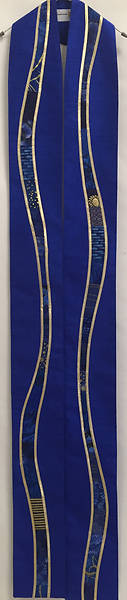 Picture of Jeff Wunrow River of Life Stole Blue - 108"