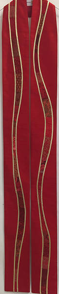 Picture of Jeff Wunrow River of Life Stole Red - 96"