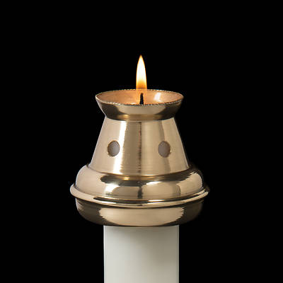 Picture of Brass Bove Style Follower for Wax Candles