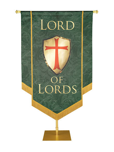 Picture of Lord of Lords Banner Cranberry - 3' 6" x 5'