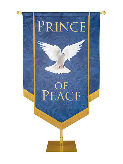 Picture of Prince of Peace Banner Blue - 3' 6" x 5'