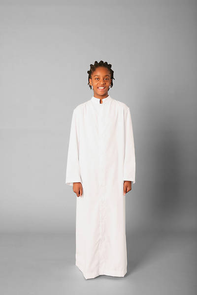 Picture of Abbey Brand Style 215S Acolyte Cassock White - 16