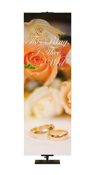 Picture of With This Ring Wedding Banner