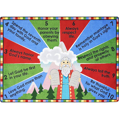 Picture of Ten Commandments Children's Area Rug