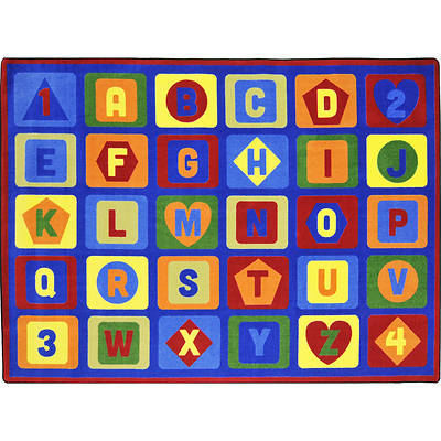 Picture of Lots to Learn Children's Area Rug Rectangle 5'4" x 7'8"
