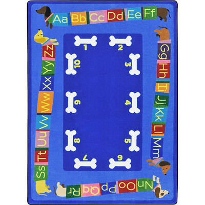 Picture of Doggone Good Alphabet Children's Area Rug