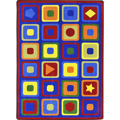 Picture of Seeking Shapes Children's Area Rug