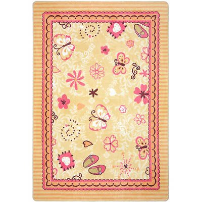 Picture of Hearts & Flowers Children's Area Rug