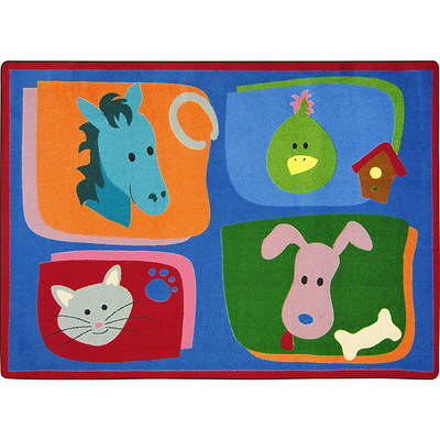 Picture of My Favorite Animals Children's Area Rug