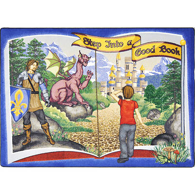 Picture of Step Into A Good Book Children's Area Rug
