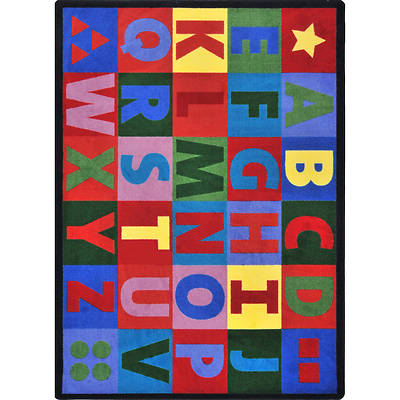 Picture of Oversize Alphabet Children's Area Rug