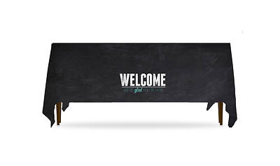 Picture of Slate Welcome Table Throw