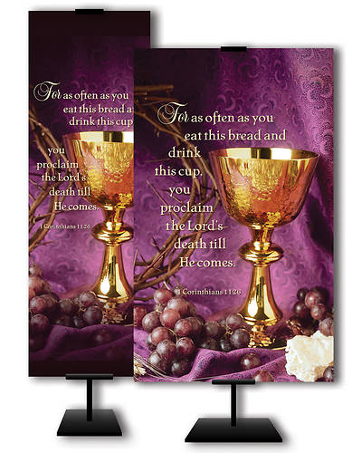 Picture of Last Supper Communion Banner