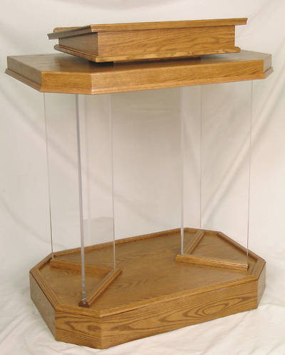 Picture of Woerner 3381 Acrylic and Wood Pulpit