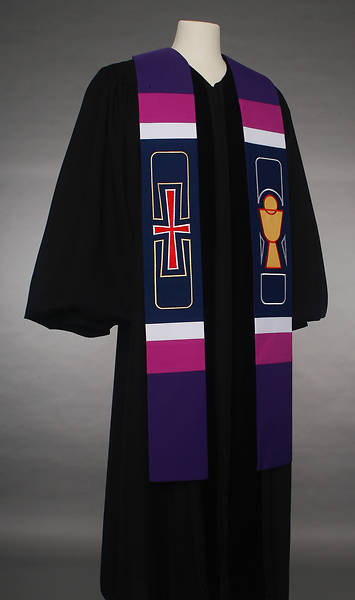 Picture of Abbott Hall 8500 Revelation Series Purple Stole