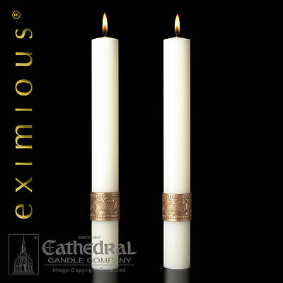 Picture of Cathedral Eximious Christus Rex Complementing Altar Candle