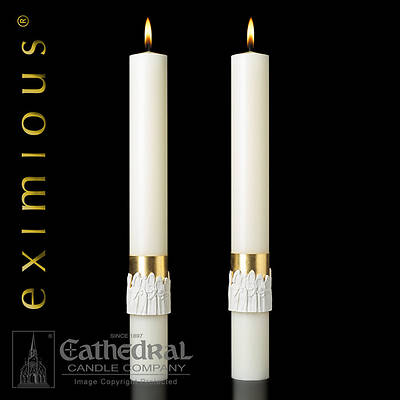 Picture of Cathedral Eximious The Twelve Apostles 51% Beeswax Complementing Altar Candle