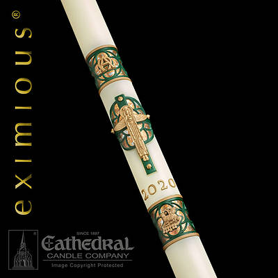 Picture of Cathedral Eximious Christus Rex Paschal Candle 2-1/2" - 60"