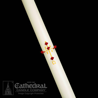 Picture of Cathedral Plain Paschal Candle