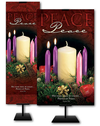 Picture of Peace Advent Wreath Week 2 Banner