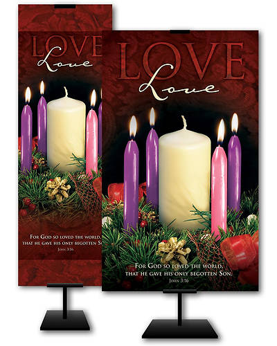 Picture of Love Advent Wreath Week 4 Banner