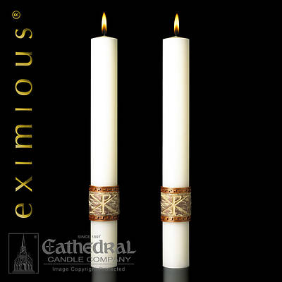 Picture of Cathedral Eximious Luke 24 Complementing Altar Candles