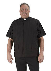Picture of R. J. Toomey Men's Big & Tall Panama Short Sleeve Clergy Shirt