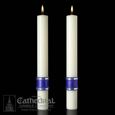 Picture of Messiah Complementing Altar Candles Pair