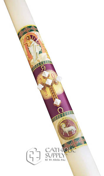 Picture of Cathedral Prince of Peace Paschal Candle