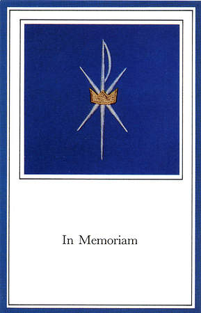 acknowledgement cards for memorial donation