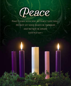 Peace Advent Week 2 Legal Size Bulletin - Pack of | Cokesbury