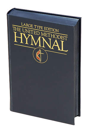 The United Methodist Hymnal Navy Blue Large Type E | Cokesbury