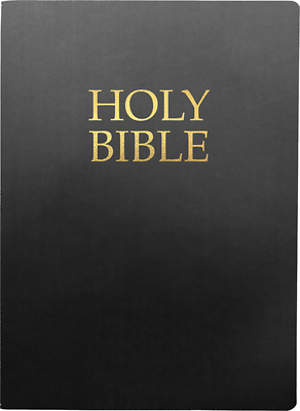 Kjver Holy Bible, Large Print, Black Ultrasoft - (