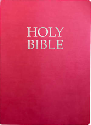Kjver Holy Bible, Large Print, Berry Ultrasoft - (