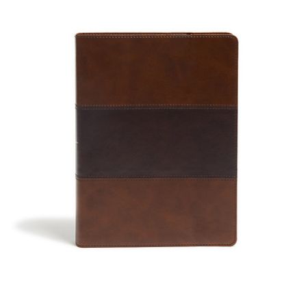 Picture of KJV Study Bible, Full-Color, Saddle Brown Leathertouch, Indexed